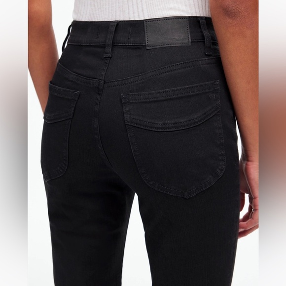 MADEWELL Flea Market Flare Jeans in black frost NEW NT672 $128 size 30 - Picture 4 of 16